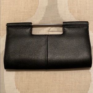 The Limited black clutch